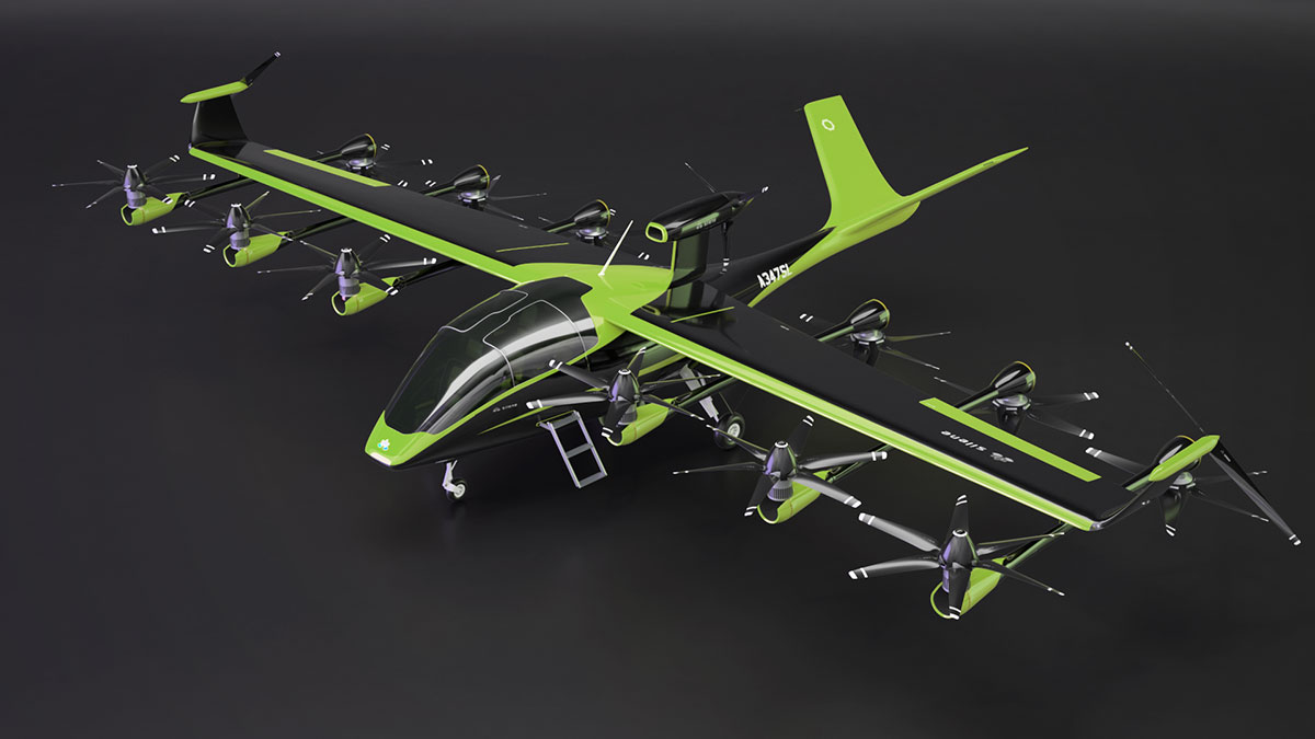 AMRD Silene Hybrid Jet 3D CGI Render Variation Pattern Lime Green